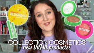 FULL FACE OF COLLECTION COSMETICS! - *NEW* VitHit Vitamin Infused Makeup Products Tested And Review!