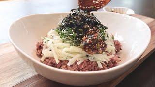 Radish Bibimbap :: Simple Vegetarian Cuisine