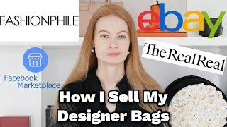 How I Sell My Designer Bags  || Maximize Your Profit