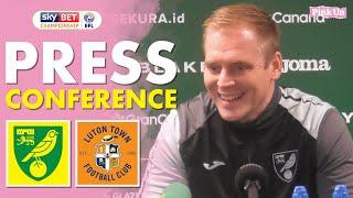 Johannes Hoff Thorup press conference ahead of Luton Town | The Pink Un