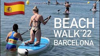 Barcelona Beach Walking Tour Platja Barceloneta 2022 Beach Walk