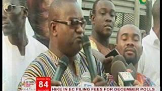 Prof. Kwaku Asare blames parliament for increase in EC filing fees -13/9/2016