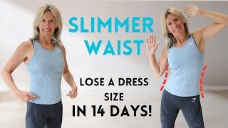 Do These Exercises for A Slimmer Waist In 14 Days | Home Workout (No Equipment)