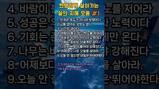 현명하게 살아 가는 삶의 지혜 모음 #1#인생#교훈#명언#노후#은퇴#행복#시니어#노인#힐링#건강#언어#말조심#사회관계#인간관계#가족#
