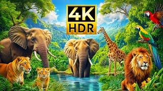 EXPERIENCE THE FOREST ANIMAL COLLECTION 4K HDR | with Cinematic Sound