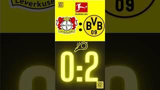 Leverkusen gegen Dortmund 0:2. Sieg für Borussia Dortmund in Leverkusen. #bvb  #bvb09 #mein09