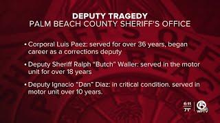 Palm Beach County Sheriff's Office identifies deputies killed, injured in crash