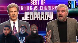 SNL Jeopardy Reaction! Will and Hammond Take Trebek and Connery's Beef To the Next Level!