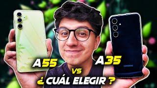 Samsung Galaxy A35 vs Galaxy A55: Diferencias, similitudes y cuál elijo