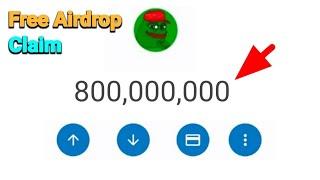 PEPE Free Airdrop Token 800,000,000 Claim | PEPE New Airdrop Claim