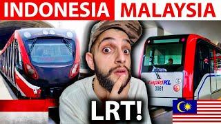 Public Transportation In Indonesia VS Malaysia! - Jakarta LRT VS Kuala Lumpur!