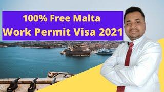 100% Free Malta Work Permit Visa 2021 || Free Jobs #malta #emmanueljames #visa #jobs #workpermit