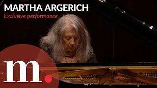 Martha Argerich performs a once-in-a-blue-moon solo of Bach's C Minor Partita