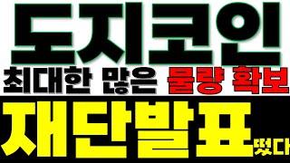 [도지코인] 단독입수도지코인 홀더분들, 축하드립니다! 이번주 토요일 확인 해보세요! 왜냐면요..  "CEO도 몰랐던 대외비 유출!"