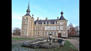 Winters Eijsden aan de Maas met zijn historisch kasteel.