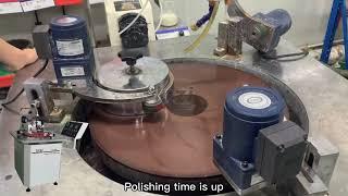 Super fine polishing of copper sheet by single - sided lapping machine