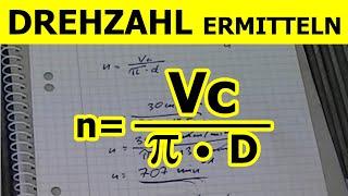 Werkzeugdrehzahlen ermitteln