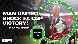 MAN UNITED SHOCK MAN CITY! Will this buy Erik ten Hag time?  FA CUP REACTION | ESPN FCESPN FC