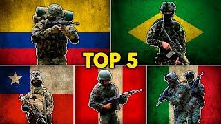 Top 5 EJÉRCITOS más PODEROSOS de Latinoamérica