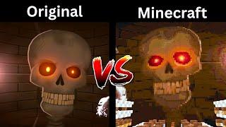 ''Skeletal Shenanigans" Original VS Minecraft Comparison! | Geometry Dash 2.2 | Slash Inferno