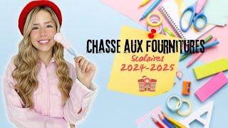 CHASSE AUX FOURNITURES SCOLAIRES  2024 - 2025 ! Back To School 2024 !