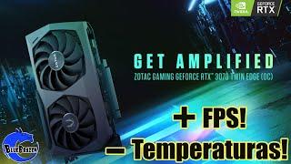 ZOTAC 3070 Twin Edge -Bajale la temperatura y sube FPS!!  Unboxing - Analisis - Es buena en 2024?