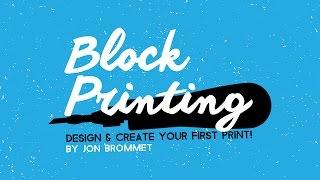 Skillshare Class Trailer: Block Printing Design & Create Your First Print