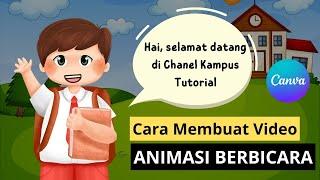 CARA MEMBUAT VIDEO ANIMASI BERBICARA DI CANVA | Video 4