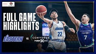 EASTERN vs CONVERGE | FULL GAME HIGHLIGHTS | PBA SEASON 49 COMMISSIONER'S CUP | NOV. 29, 2024