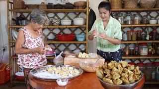 Real and peaceful life of countryside family / Prepare healthy and yummy meals for lunch