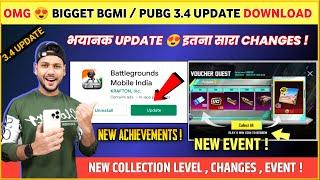 BIG CHANGES  Bgmi / Pubg 3.4 Update | Bgmi New Event | Bgmi New Update | Pubg New Update