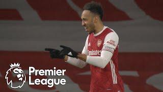 Pierre-Emerick Aubameyang's hat trick for Arsenal against Leeds | Premier League | NBC Sports