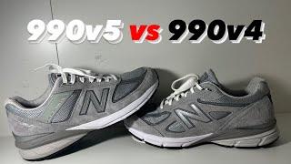 New Balance 990v4 vs 990v5. Which should you buy in 2024?