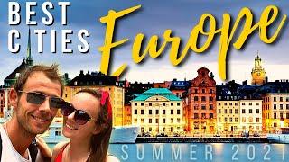 6 BEST cities to travel in EUROPE in summer 2022 (4K) | Europe travel guide