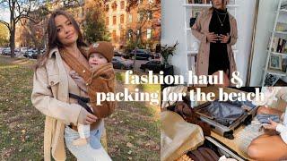 VLOG: fashion try-on haul, brunch & packing for vacation!