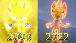 Evolution of Super Sonic in Movies & TV (2003-2022)