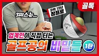 골프공 2피스, 3피스, 4피스 무슨 차이야? 업계인이 알려주는 골프볼의 비밀들!