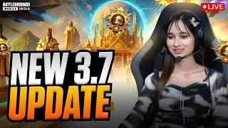 BGMI NEW UPDATE IS HEREPLAYING BGMI 3.7 UPDATE LIVE |#bgmilive #girlgamer #pubgmobile