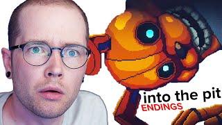 FNAF: Into The Pit - THE ENDINGS