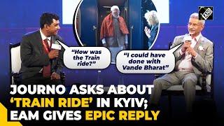 “Could have done with Vande Bharat…” S Jaishankar’s epic reply on train ride in Kyiv draws applause