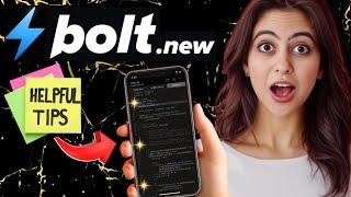 Tips for Building PERFECT Looking Apps in Bolt.new in Minutes