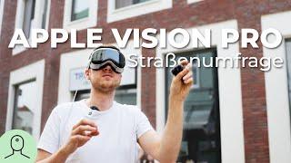 Was sagen die Leute zur Apple Vision Pro? | Straßenumfrage