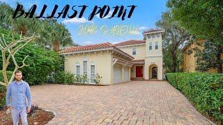 UNIQUE TAMPA BAY HOME  FOR SALE | BALLAST POINT  | 4 BED | 4.5 BATH | 4K SQFT!!!!