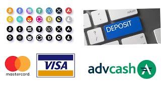 Deposit Money Into Advcash Wallet | Visa card | Bank Transfer | Cryptocurrency