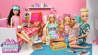 Aventuras de Princesas Pijamada Divertida con Muñecas Barbie  - Los Juguetes de Titi