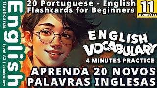 Aprenda 20 novas palavras em inglês