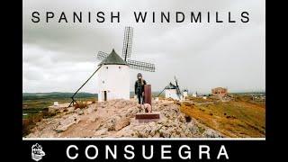 The Conseugra Windmills, they blew us away literally . Motorhome Tour of Spain