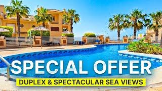 Beautiful Duplex with Spectacular Sea Views in Orihuela Costa Spain Costa Blanca Real Estate