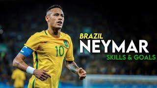 Neymar The KING in The Brazilian National Team | Skills & Goals HD