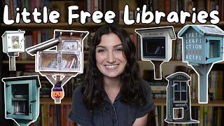 Little free library vlog | unhaul 50+ books with me!